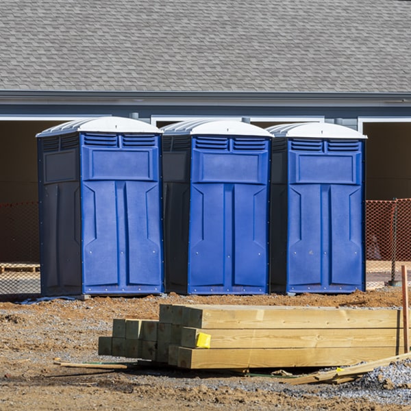 are there any restrictions on what items can be disposed of in the porta potties in West